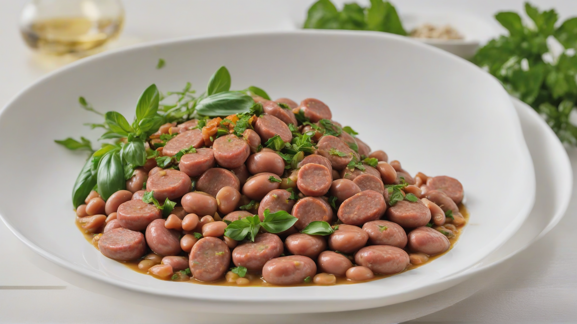fagioli e salsiccia